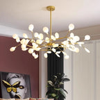 Lustre de plafond à LED nordique, éclairage de branche moderne, lampes suspendues, salon, or, noir, art, décor à la maison, lampes d'intérieur, chaussures
