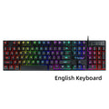 Clavier Gaming Mécanique Rétroéclairé RGB - Clavier Filaire PC Gamer avec Éclairage LED