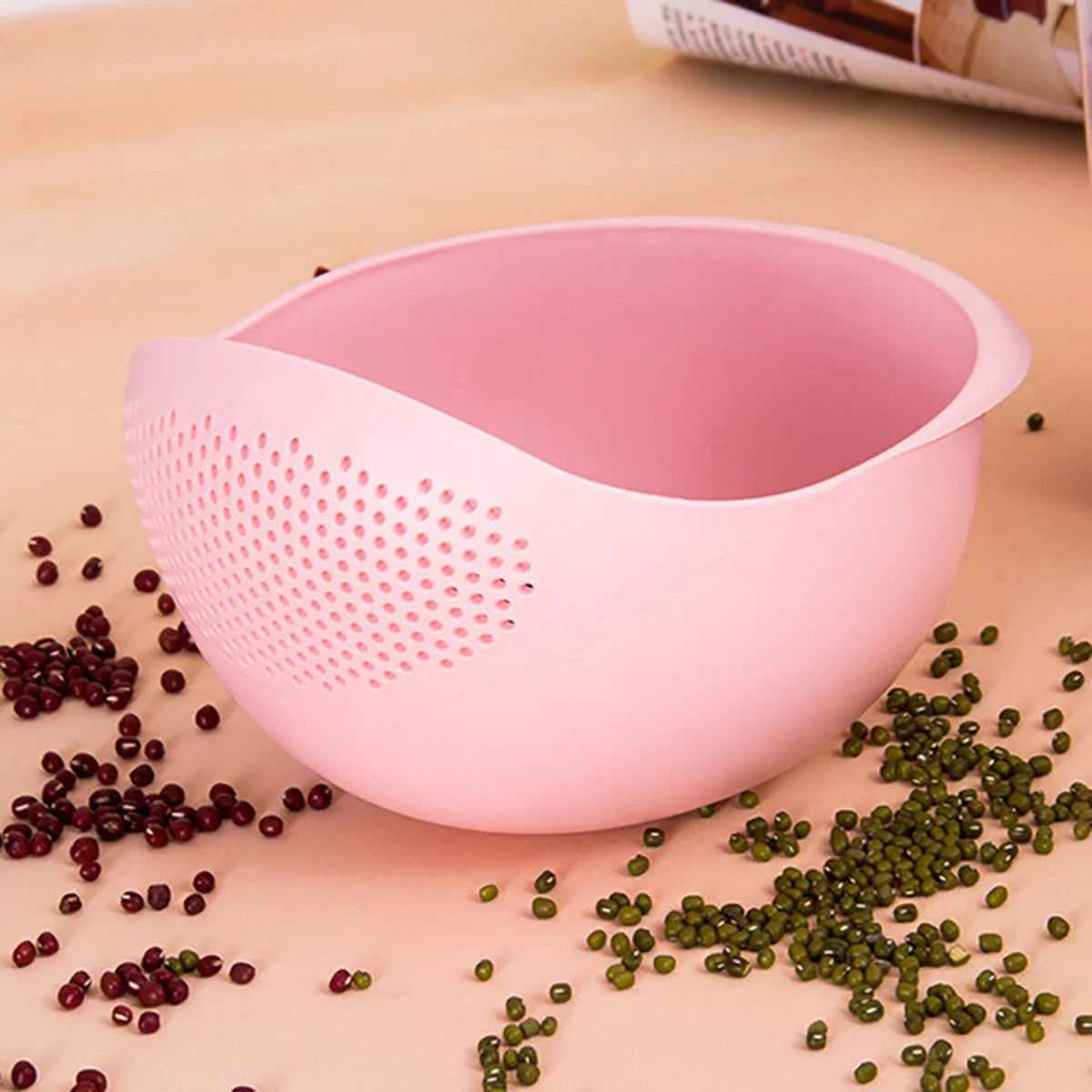 Panier Égouttoir à Fruits avec Poignée - Bol de Lavage Cuisine Multifonction