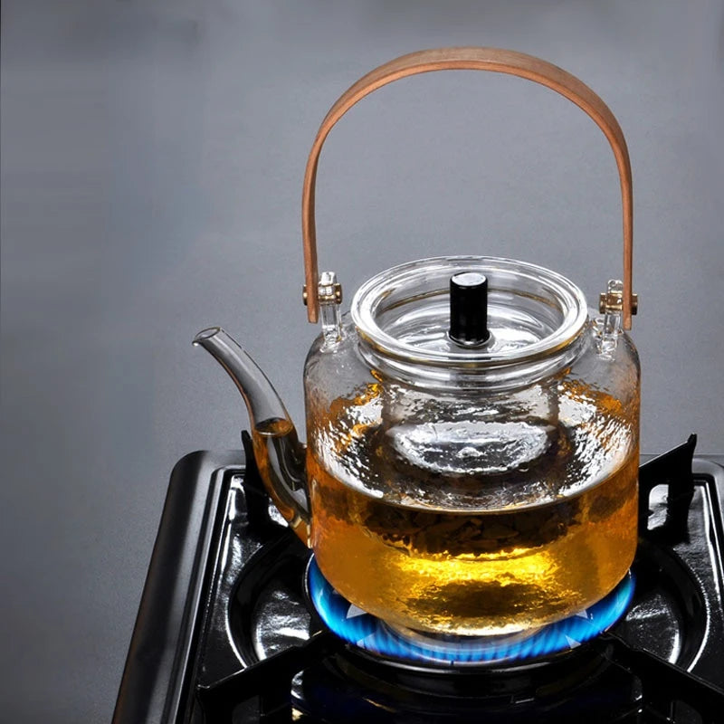 Théière à vapeur en verre