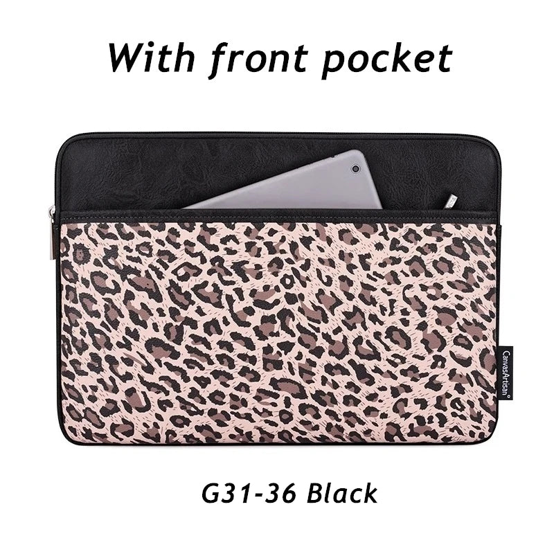Sacoche Laptop Imperméable avec Motif – 12 à 16 pouces | MacBook Air Pro M1 M2 M3 | Unisexe