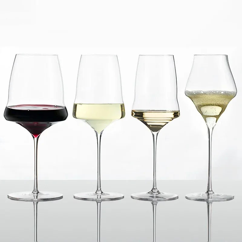 Verre à Vin Bordeaux Haut de Gamme 530ml - Cristal Ultra-Fin pour Dégustation
