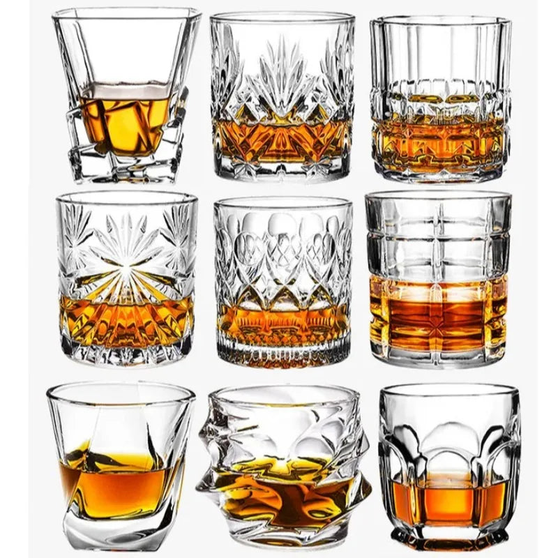 Verre à Whisky Premium - Verrerie Élégante pour Cocktails et Spiritueux