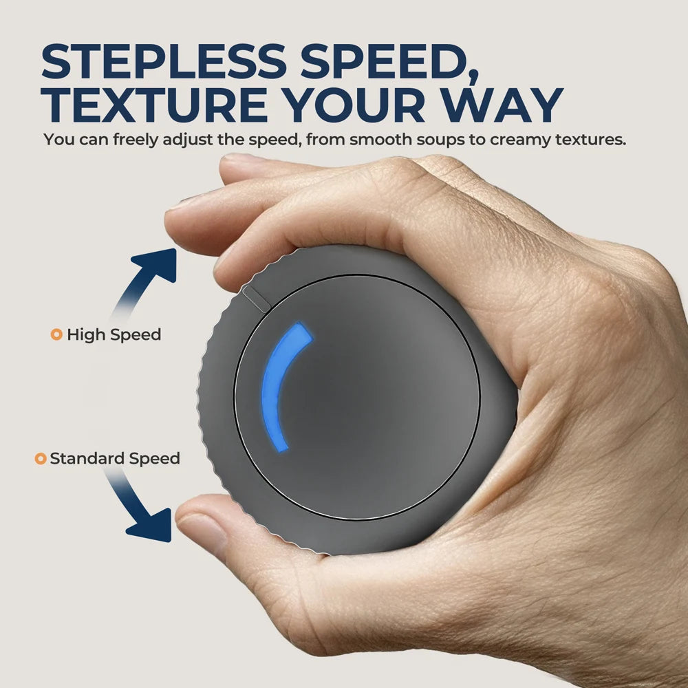 Mélangeur à main 1000W 4-en-1 - Acier inoxydable