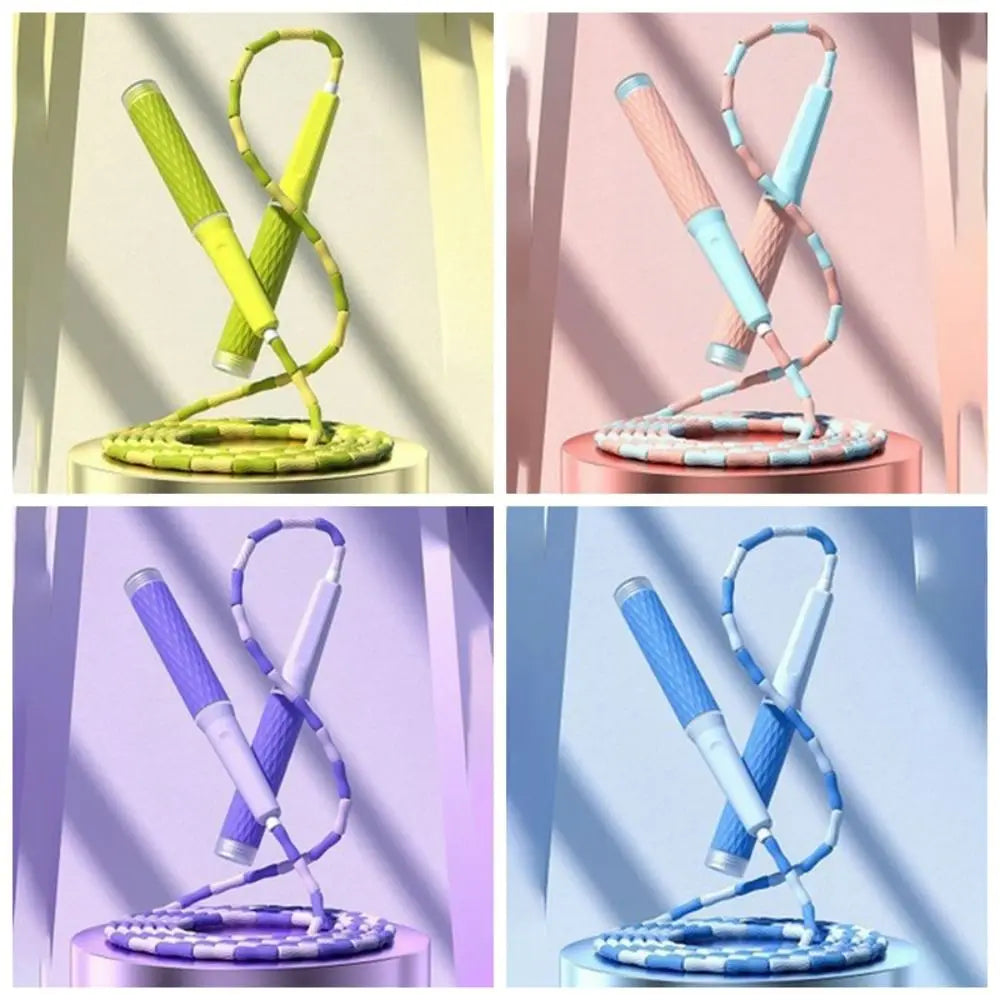 Corde à Sauter Perles Souples Réglable - Anti-Enchevêtrement 280cm