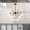 Lustre de plafond à LED nordique, éclairage de branche moderne, lampes suspendues, salon, or, noir, art, décor à la maison, lampes d'intérieur, chaussures