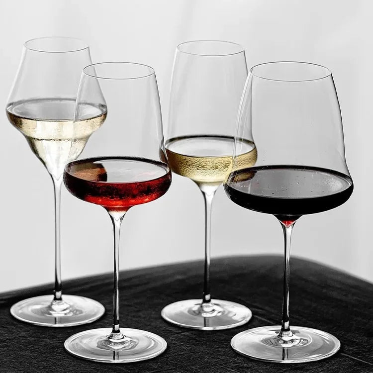 Verre à Vin Bordeaux Haut de Gamme 530ml - Cristal Ultra-Fin pour Dégustation