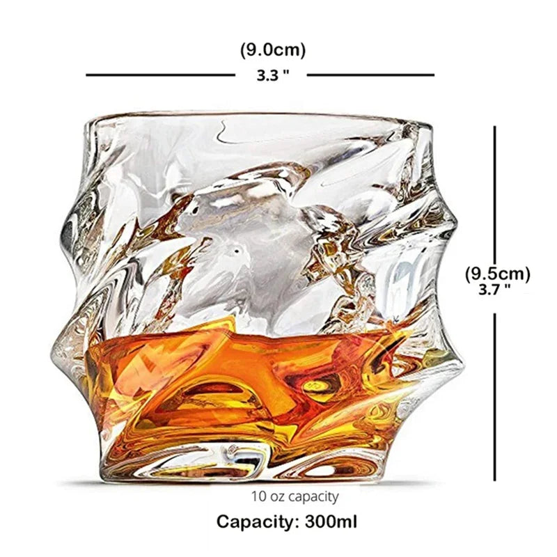 Verre à Whisky Premium - Verrerie Élégante pour Cocktails et Spiritueux