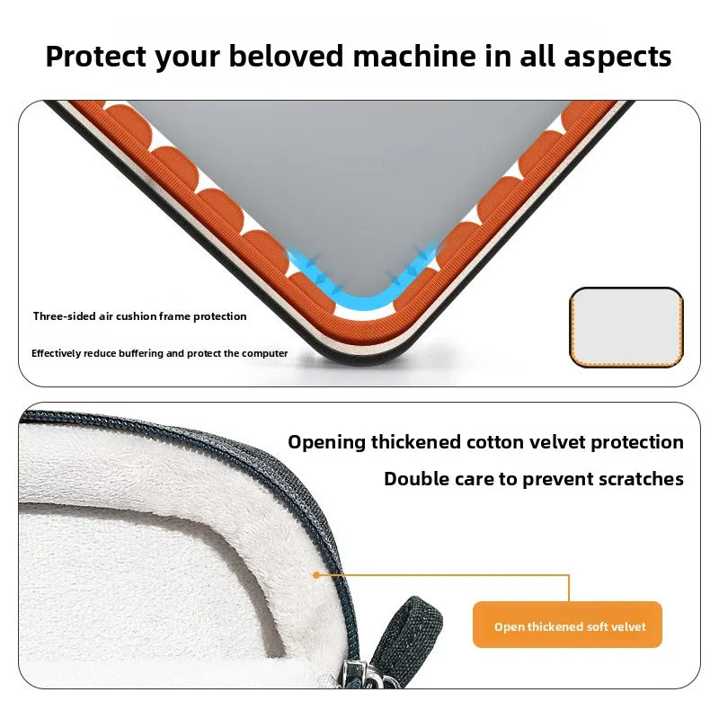 Sacoche Laptop 13-16" Oxford - Business Unisexe MacBook Pro/Air