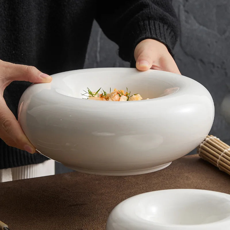 Assiette Blanche Premium - Hôtellerie Haut de Gamme