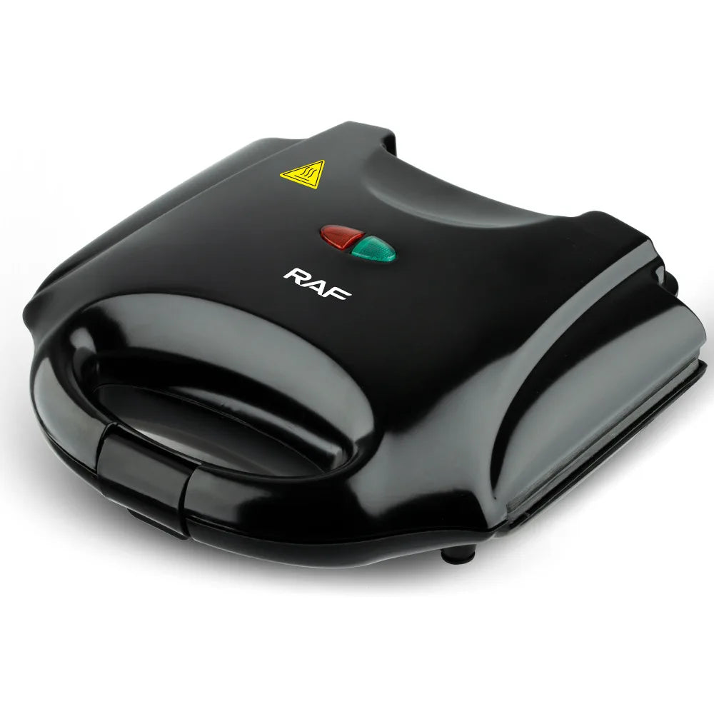 Machine à Croque-Monsieur Antiadhésif Électrique Multifonction 3-en-1 -