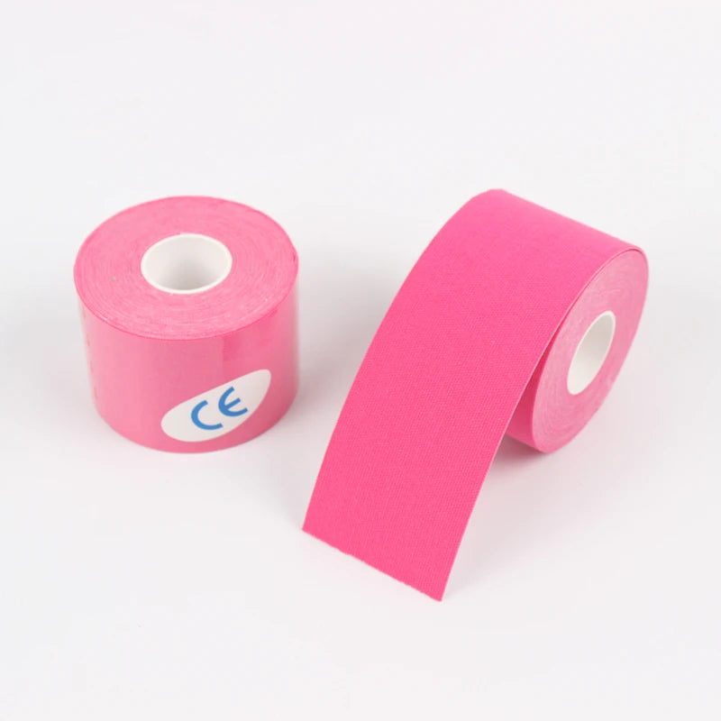 Bande Kinésiologie Élastique Sport 2.5-10cm - K-Tape Muscle Genou Douleur