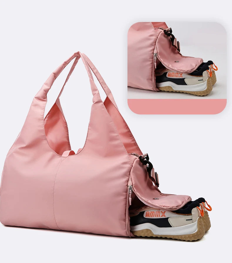 Sac Tapis Yoga Grande Capacité - Sport Fitness Voyage Polyester