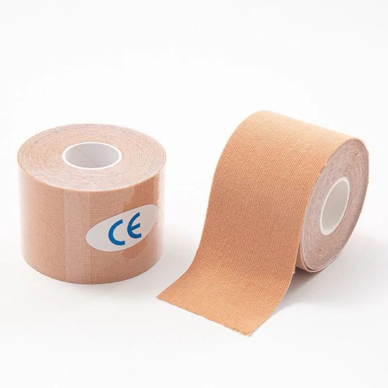 Bande Kinésiologie Élastique Sport 2.5-10cm - K-Tape Muscle Genou Douleur