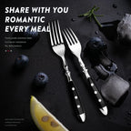 Ensemble de Couteaux à Steak Élégants en Acier Inoxydable