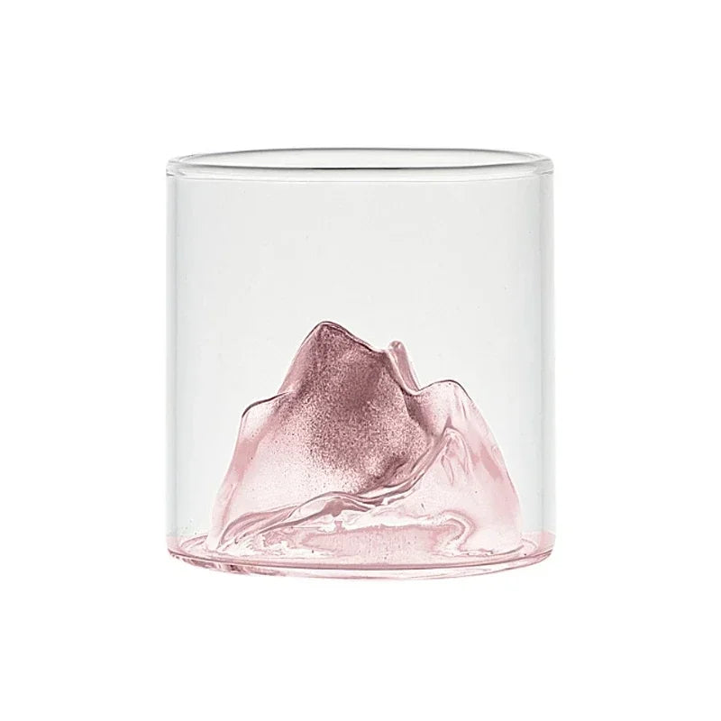 Verres à whisky Mont Fuji 3D - Set de 1 à 8 verres relief montagne 170ml