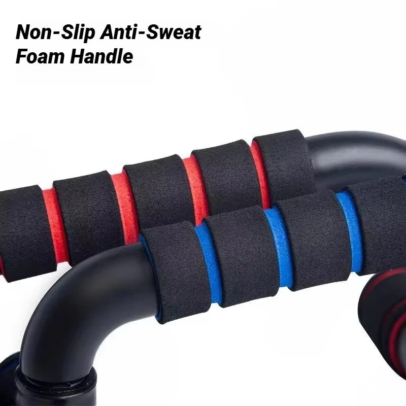 5-in-1 Complete Fitness Kit - Push-Up Stand, Abdominal Roller, Jump Rope