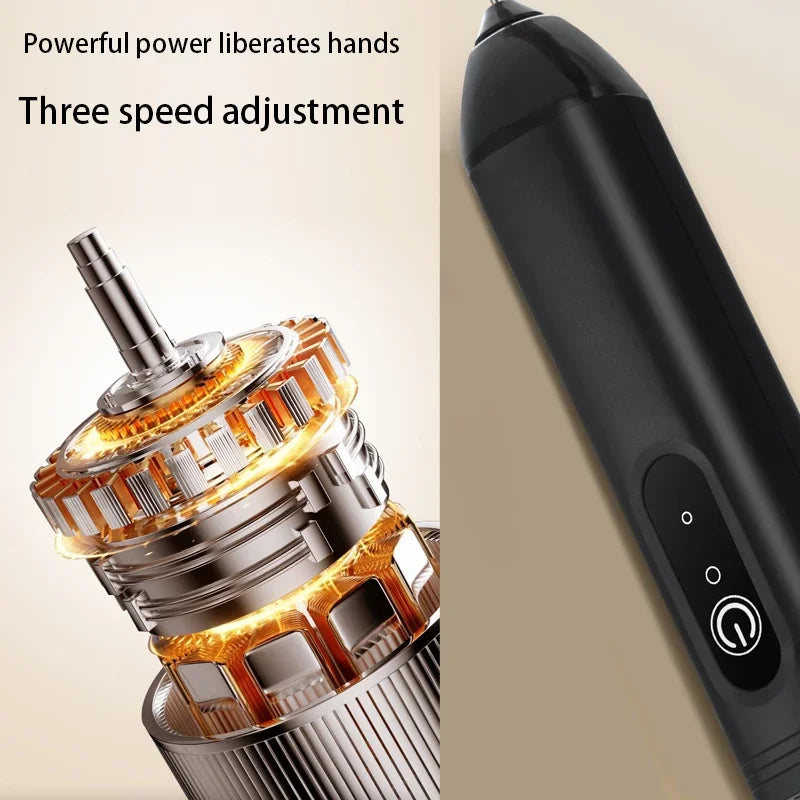 Mousseur à Lait Électrique Xiaomi - Batteur à Œufs Portable Cappuccino Noir