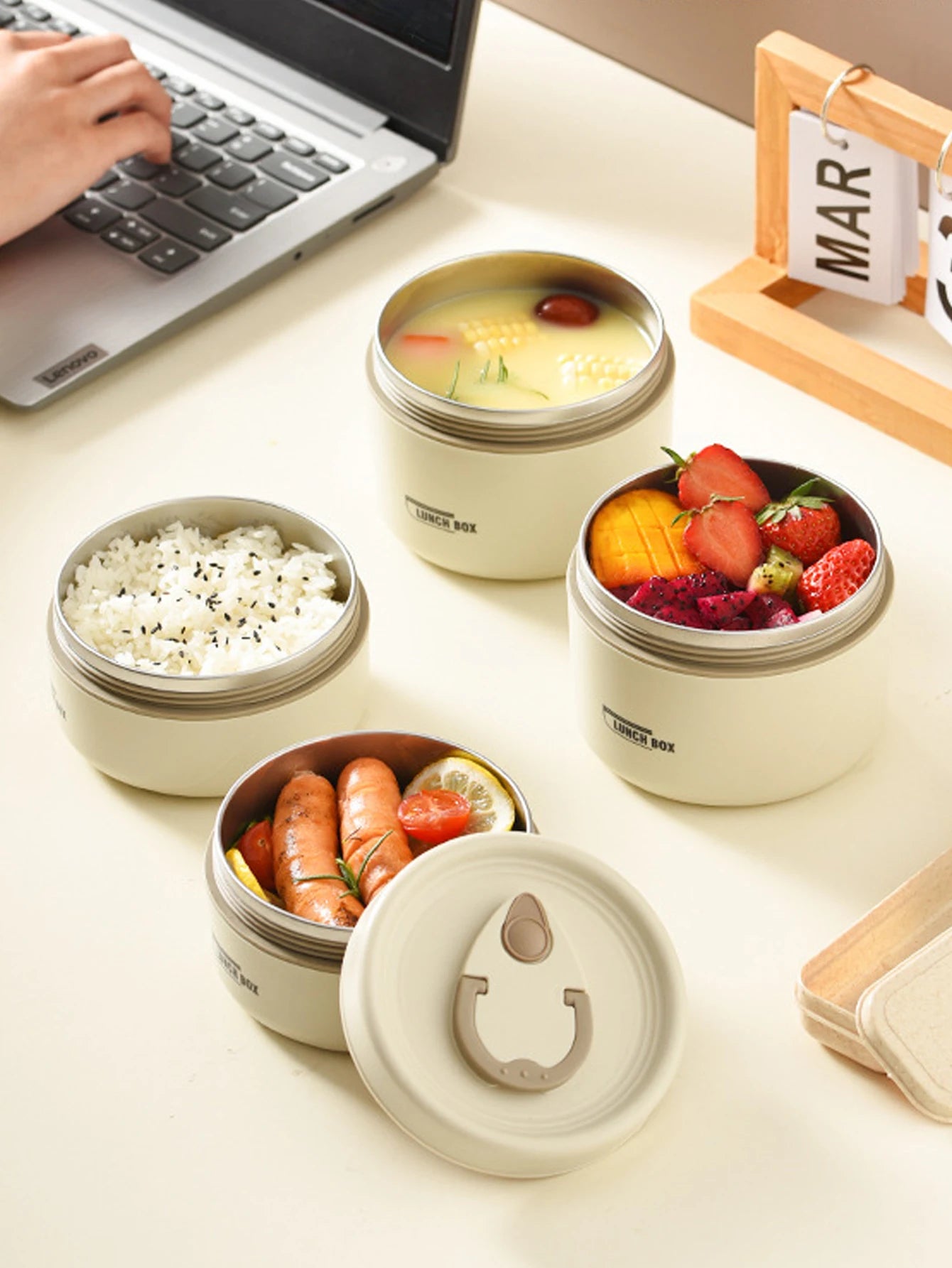 Ensemble Récipients Lunch Box Isothermes | Boîtes Empilables Enfants & Adultes