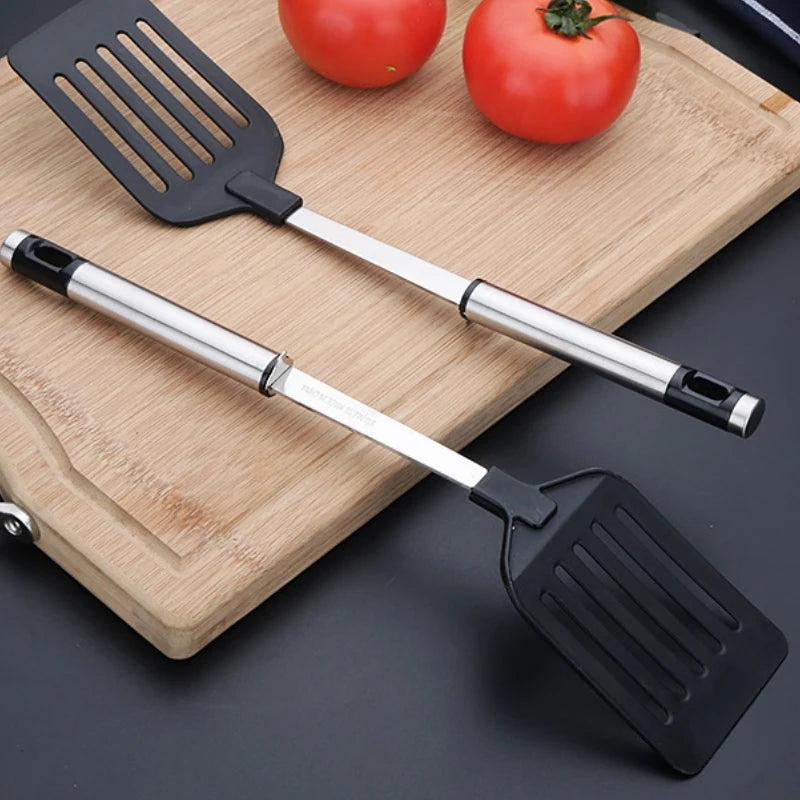 Spatule Tourneur Acier Inoxydable avec Manche Nylon - 32cm