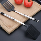 Spatule Tourneur Acier Inoxydable avec Manche Nylon - 32cm