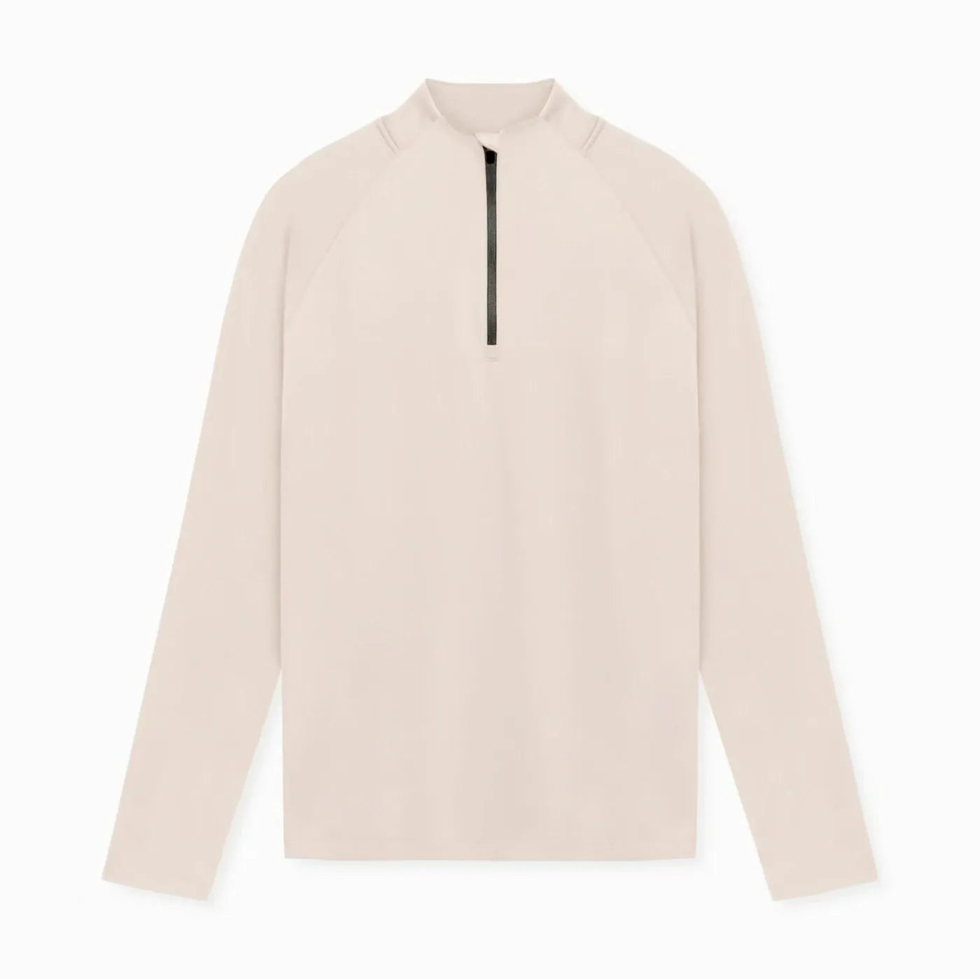 T-Shirt de Compression Sport Homme Manches Longues - Col Montant Demi-Zip pour Running et Fitness