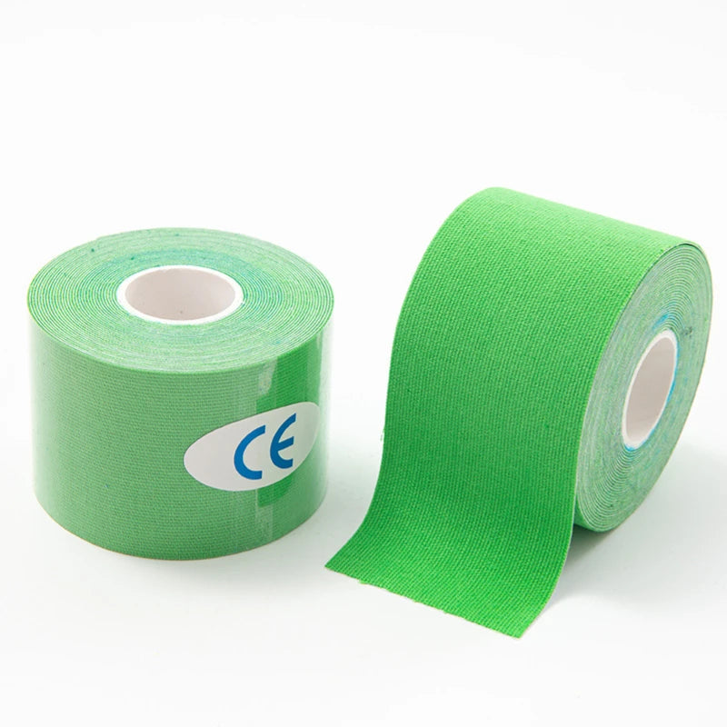 Bande Kinésiologie Élastique Sport 2.5-10cm - K-Tape Muscle Genou Douleur