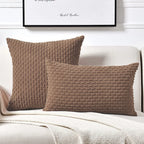 Housse de Coussin Décorative Premium 45x45cm - Jaune Élégant pour Salon & Canapé