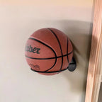 Présentoir Mural Métal pour Balles de Sport - Support Rangement Basket Football Volley