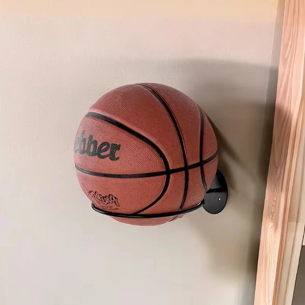 Présentoir Mural Métal pour Balles de Sport - Support Rangement Basket Football Volley