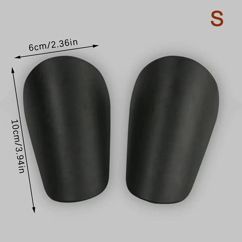 Mini coussin de tibia de football résistant à l'usure, absorbant les chocs, protège-jambes, planche de tige d'entraînement de football légère et portable, 1 paire