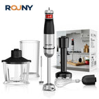 Mixeur Plongeant 6-en-1 1500W - Blender à Main Multifonction Inox Professionnel