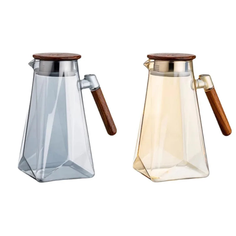 Carafe à Eau Verre Borosilicate 1800ml - Design Premium