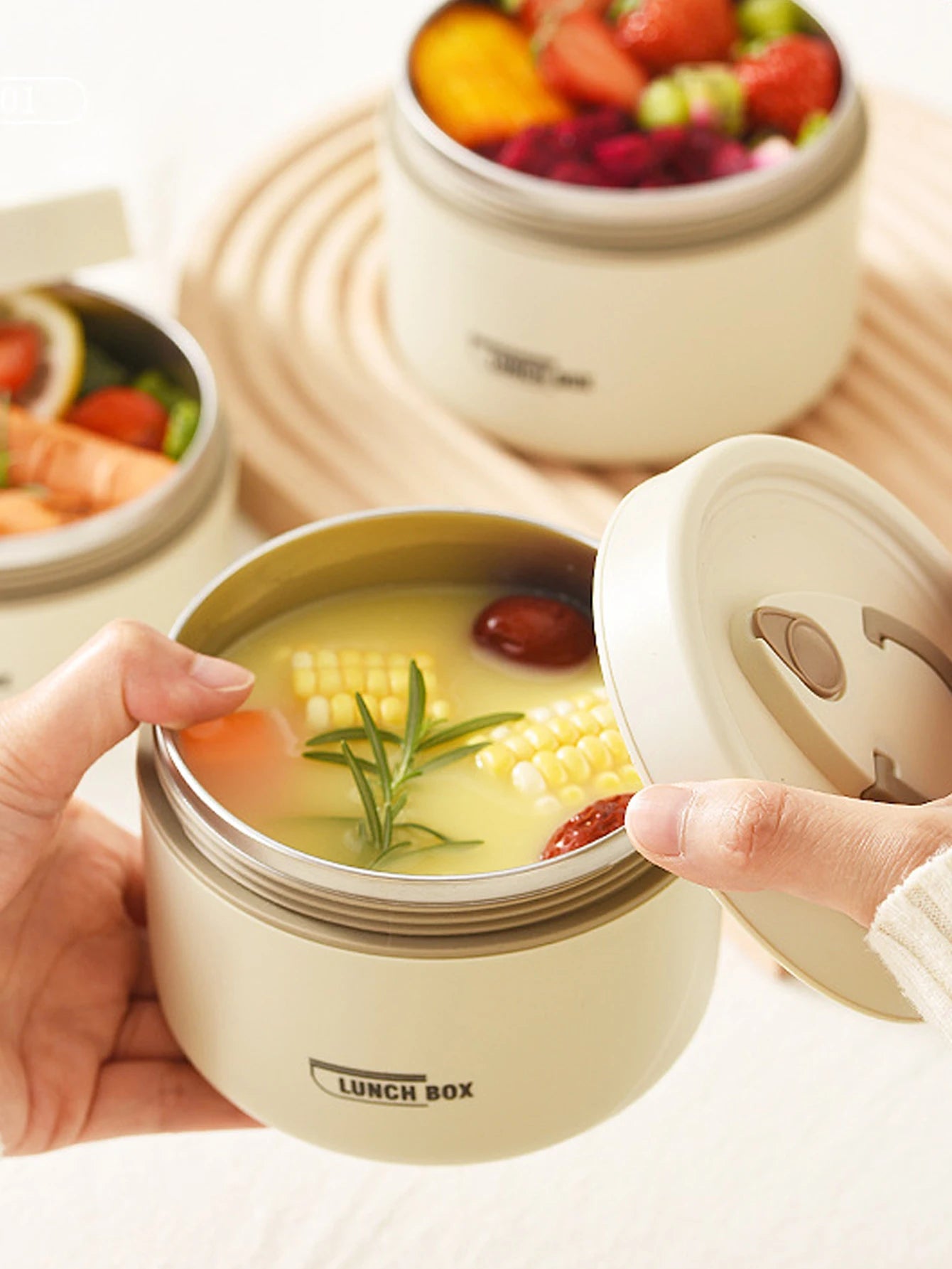 Ensemble Récipients Lunch Box Isothermes | Boîtes Empilables Enfants & Adultes