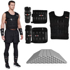 Adjustable Weighted Wrist Ankle Straps 20kg - Strength Training Fitness Running