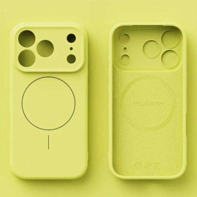 Coque iPhone 17 Pro Max Magnétique Silicone Liquide - Protection Premium