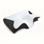 Ergonomic Memory Foam Cervical Pillow - Multi-Position Side/Back/Stomach Sleeping with Shoulder Relaxation