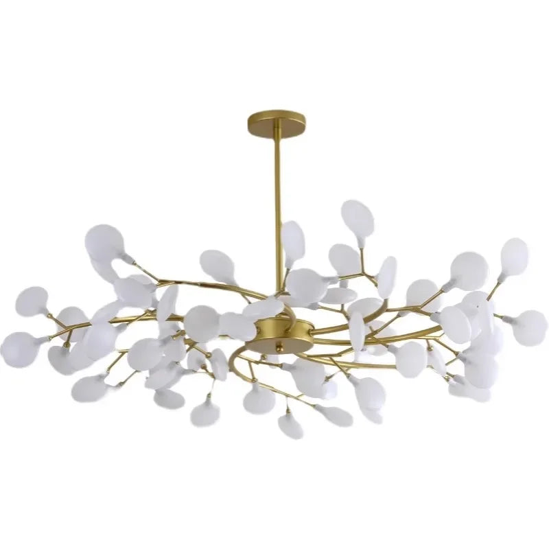 Lustre de plafond à LED nordique, éclairage de branche moderne, lampes suspendues, salon, or, noir, art, décor à la maison, lampes d'intérieur, chaussures