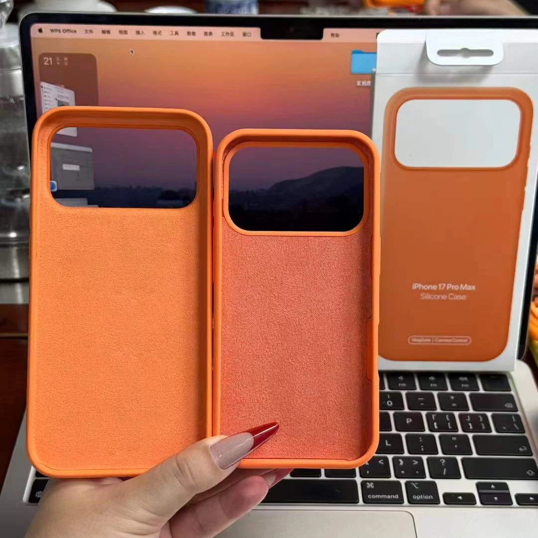 Coque iPhone 17 Pro Max Silicone Liquide - Protection Premium Douce