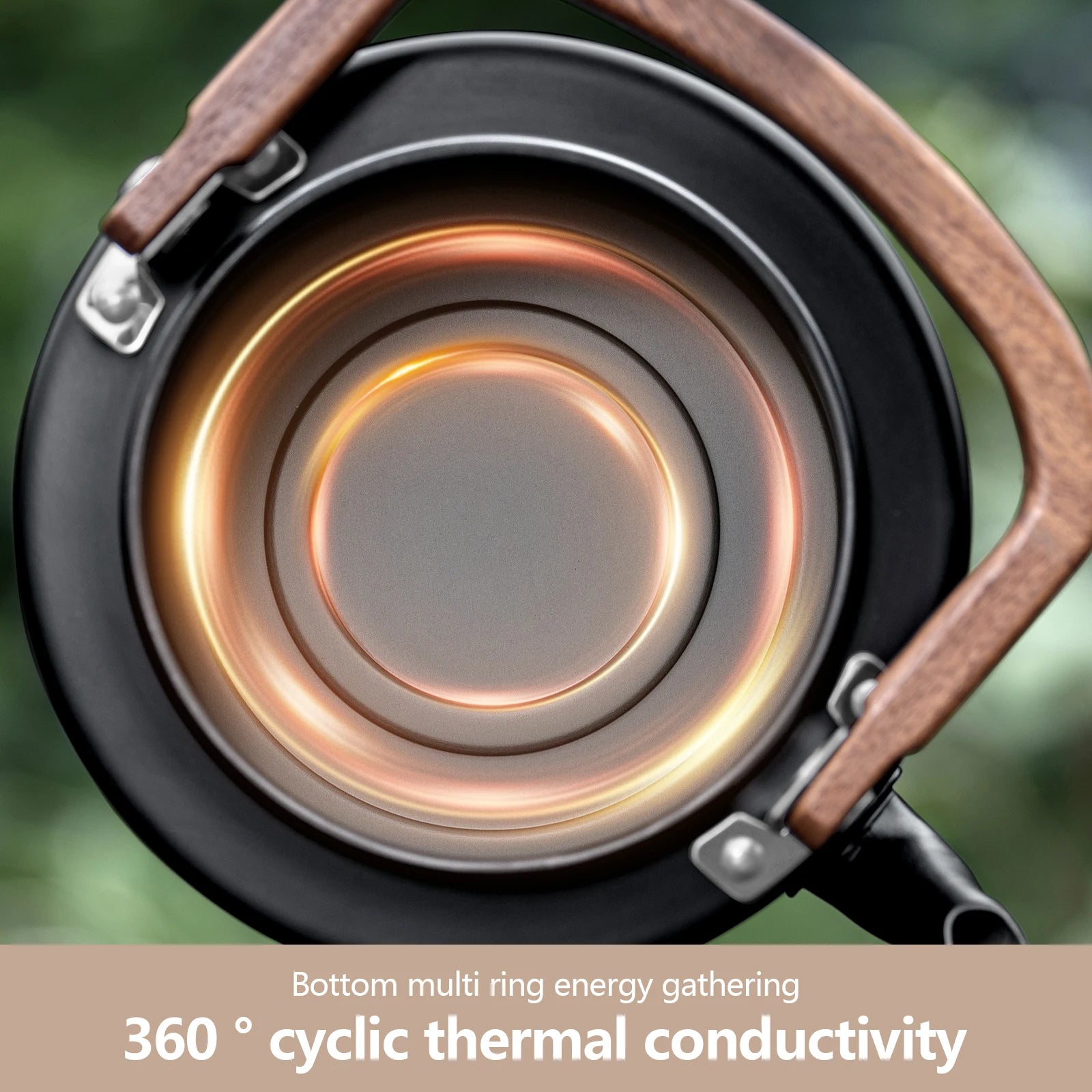 Bouilloire Camping Aluminium 1.4L BISINNA - Ultralegère & Portable