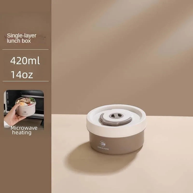 Boîte à Déjeuner Isotherme portable en Acier Inoxydable | Bento Empilable Premium