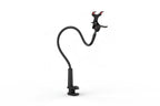 Support Téléphone Bras Long Col de Cygne — Clip Universel 360°, Mains Libres, Compatible Tous Smartphones