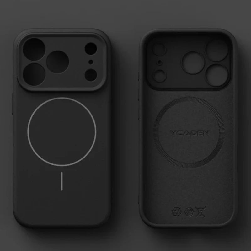 Coque iPhone 17 Pro Max Magnétique Silicone Liquide - Protection Premium