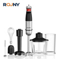Mixeur Plongeant 6-en-1 1500W - Blender à Main Multifonction Inox Professionnel