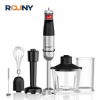 Mixeur Plongeant 6-en-1 1500W - Blender à Main Multifonction Inox Professionnel