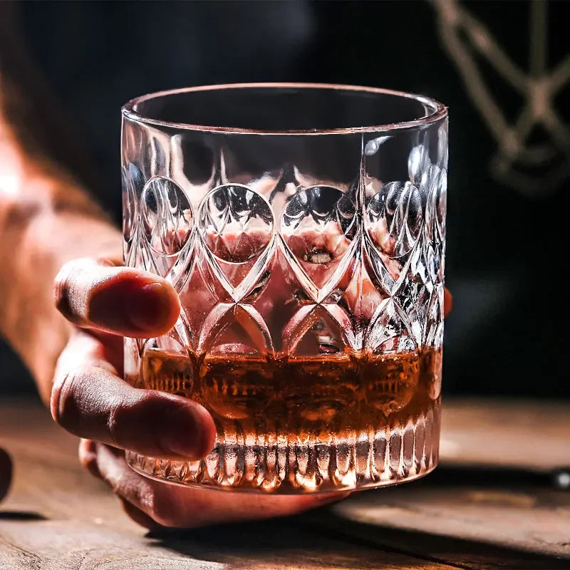 Verre à Whisky Premium - Verrerie Élégante pour Cocktails et Spiritueux