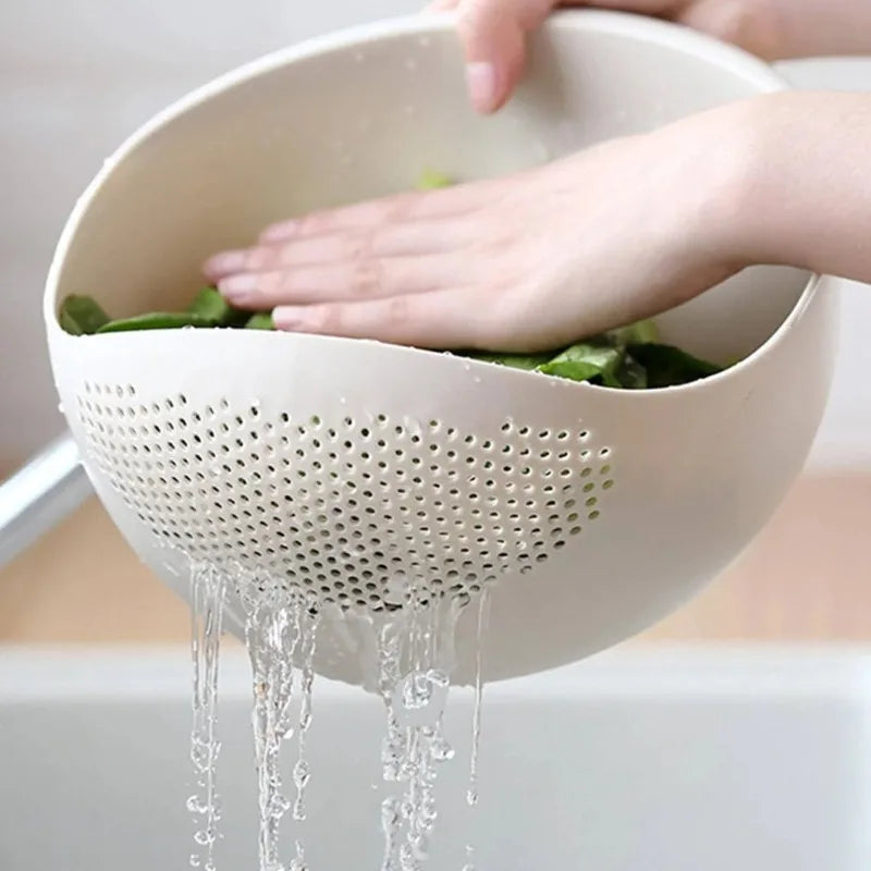 Panier Égouttoir à Fruits avec Poignée - Bol de Lavage Cuisine Multifonction