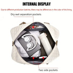 Sac de Voyage Nylon Grande Capacité – Sport, Gym & Weekend