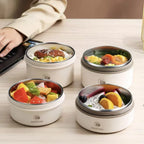 Boîte à Déjeuner Isotherme portable en Acier Inoxydable | Bento Empilable Premium
