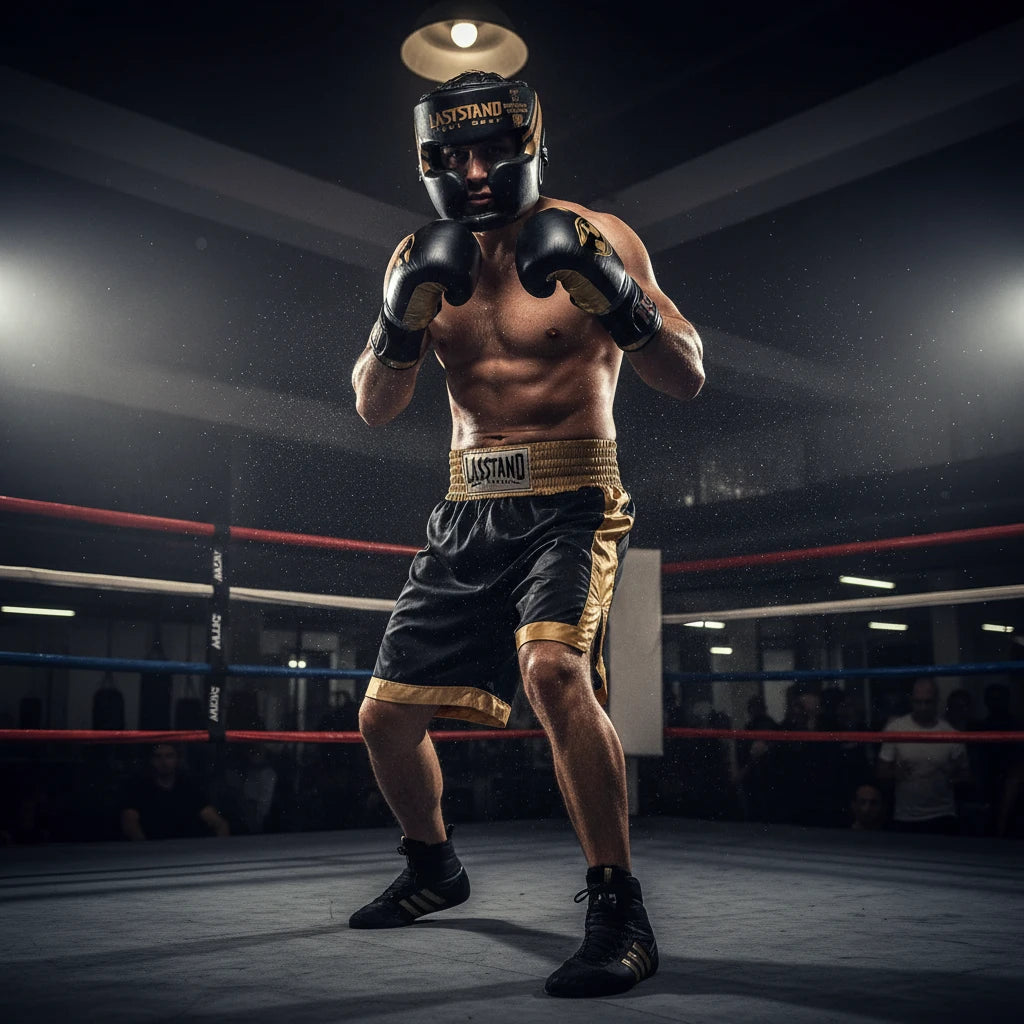 Casque de Boxe Intégral LASTSTAND - Protection Complète Karaté MMA Muay Thai